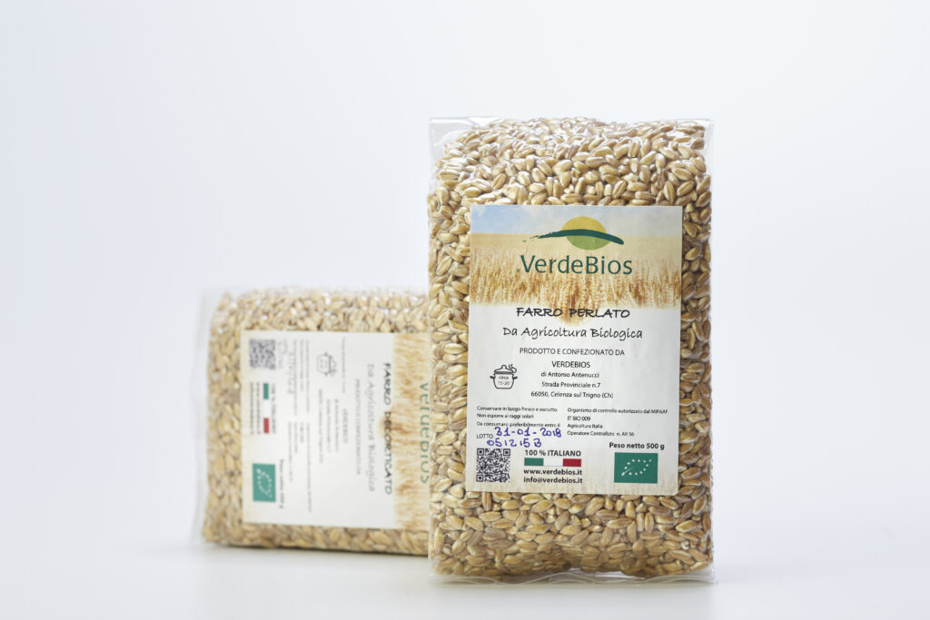 VerdeBios produce anche farro decorticato e farro perlato biologico